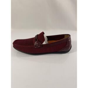 Aston Marc Walk-02 Shoes Mens Size 10.5 Red Mesh Slip On Driving Loafers